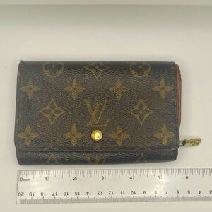 Louis Vuitton Monogram Porte Monet Bier Tresor Two fold Wallet